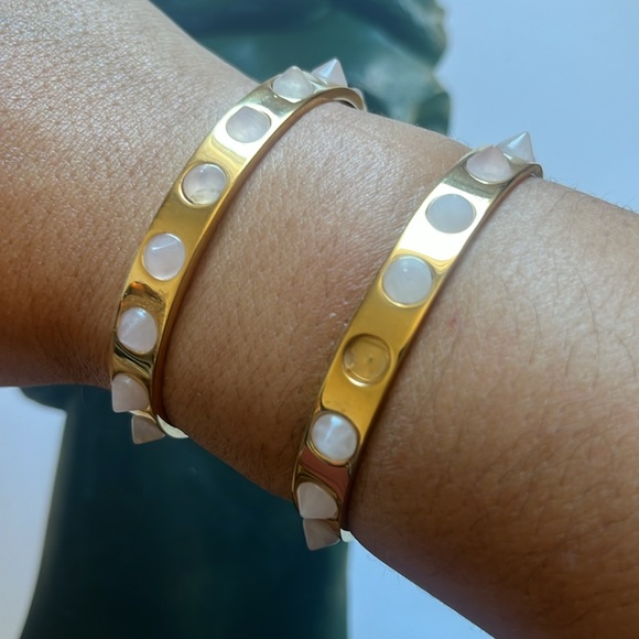 J Crew gold spike cuff bracelet - Picture 4 of 5